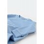 Set bluzita cu maneca lunga si pantaloni lungi - bumbac organic 100% - Bleu, BabyCosy (Marime: 18-24 Luni) - 6