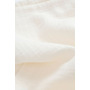 Set bluzita petrecuta si pantaloni lungi din muselina, BabyCosy, 100% bumbac organic, Ecru (Marime: 18-24 Luni) - 7