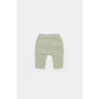 Set bluzita petrecuta si pantaloni lungi din muselina, BabyCosy, 100% bumbac organic, Verde (Marime: 12-18 Luni) - 6