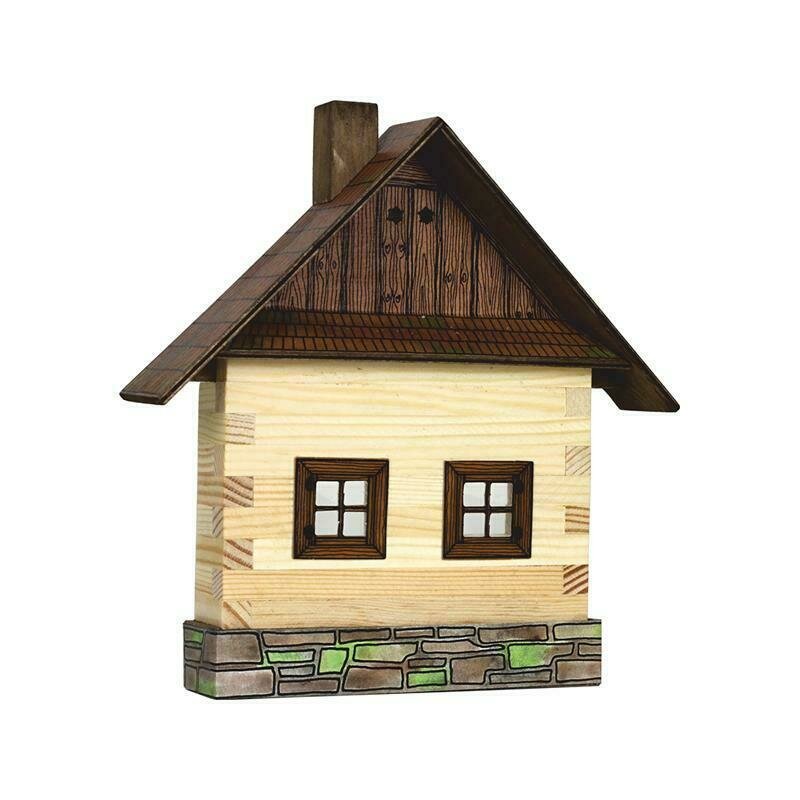 Walachia - set cabana din lemn decorativa pentru perete,
