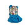 KidsDecor - Set caciula cu protectie gat Blue Animals pentru copii 18-36 luni, din bumbac - 1