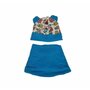 KidsDecor - Set caciula cu protectie gat Blue Animals pentru copii 18-36 luni, din bumbac - 6