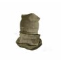 KidsDecor - Set caciula cu protectie gat Fleece Kaki pentru copii 18-36 luni, din bumbac - 1