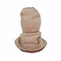 Kidsdecor - Set caciula cu protectie gat Fleece Pink,  - 33-36 cm - 1