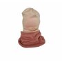 Kidsdecor - Set caciula cu protectie gat Fleece Pink,  - 33-36 cm - 6
