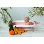 Set - Cadita de baie pliabila pentru bebelusi, cu termometru LCD, suport antiderapant, Ricokids, Roz, cu Insertie anti-alunecare pentru cadita de baie bebelusi, fixare cu ventuze, Ricokids, Roz - 4
