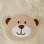 Set cadou 5 piese, New Baby, Din bumbac organic, salopeta, baveta, paturica cu gluga, jucarie, Marime 0 - 3 luni, Beige - 8