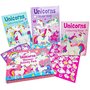 Set carti de colorat cu stickere Unicorns Shimmer Activity Pack Alligator AB3101UNSAP - 1