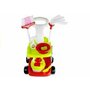Set carucior de curatenie pentru copii, Cleaning Trolley, cu 8 Accesorii de jucarie, Multicolor, LeanToys, 3560 - 4