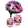 Set casca protectie, genunchiere si cotiere, Stamp, Disney, Sigure si confortabile, Reglabile, Conform cu EN1078, Marime 50/56 cm, 3 ani+, Minnie Mouse - 3