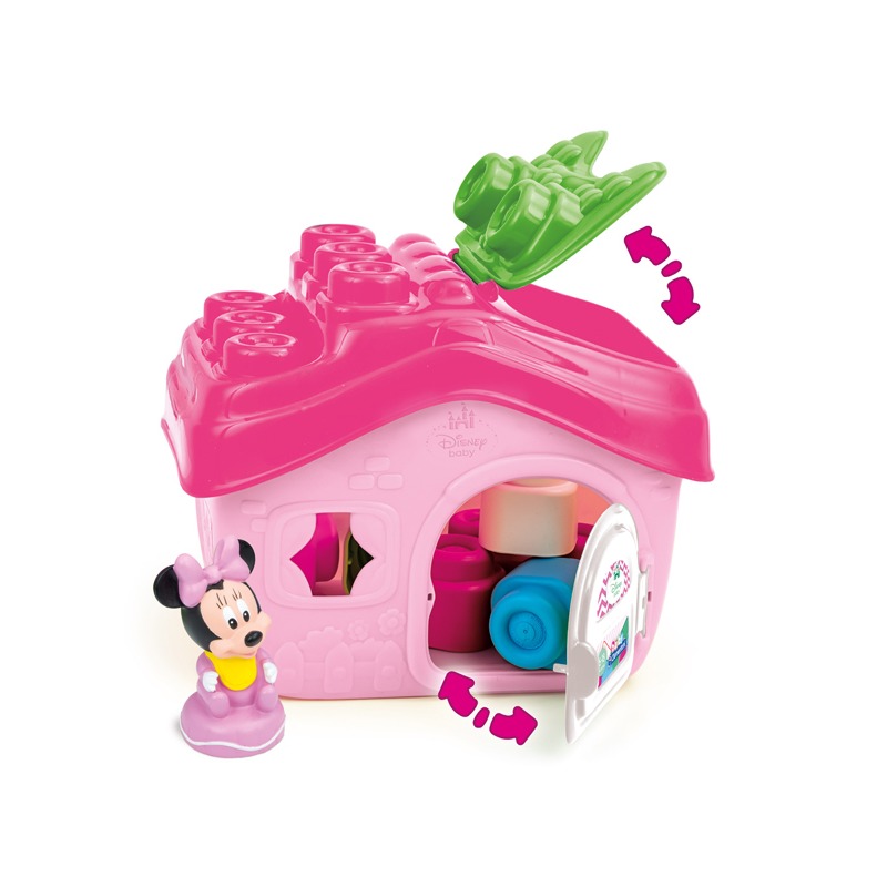 Set Clemmy Baby Minnie Casa+Cuburi Clemmy - Clementoni 14532