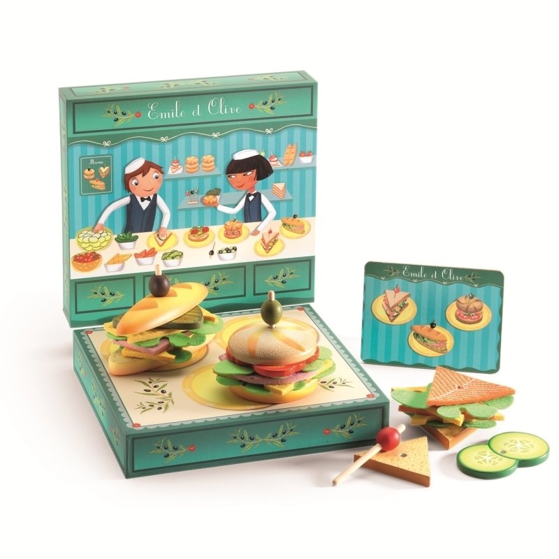 Djeco - set confectionat sandvisuri copii