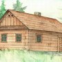 Set constructie arhitectura Casa din busteni, 100 piese din lemn, Walachia - 3
