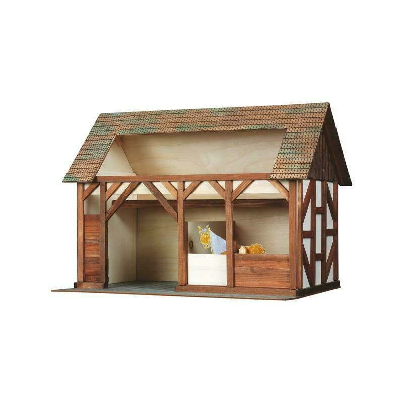 Walachia - set constructie arhitectura grajdul animalelor, 154 piese din lemn,