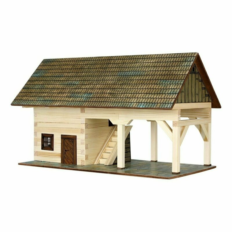 Walachia - set constructie arhitectura sopron, 131 piese din lemn,