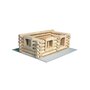 Set constructie arhitectura Vario Suitcase, 72 piese din lemn, Walachia - 12
