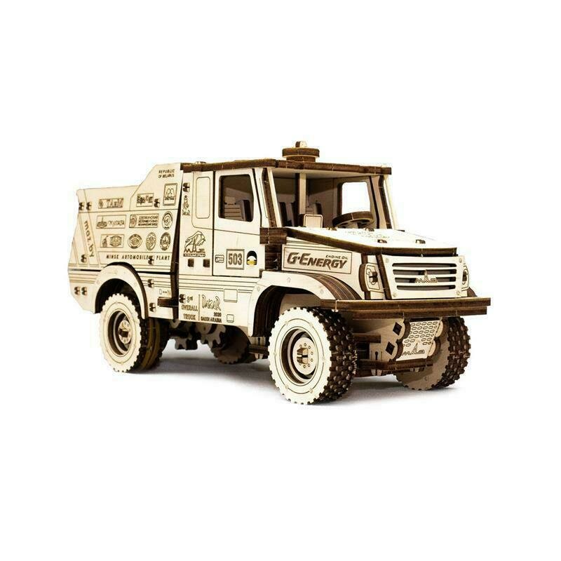 Ewa - puzzle 3d maz 6440rr , puzzle copii , cu mecanism din lemn, piese 277