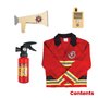 Set costum si accesorii pompier pentru copii - 2