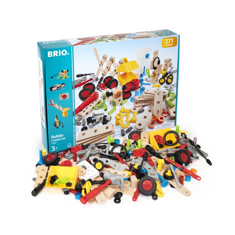 Brio - set de constructie multifunctional creativ , 271 piese