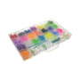 Set creativ elastice loom colorate cu organizator si accesorii, 4400 piese Kruzzel MY18062 - 1