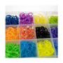 Set creativ elastice loom colorate cu organizator si accesorii, 4400 piese Kruzzel MY18062 - 5