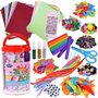 Set creativ, Jokomisiada, Mega, In borcan, 1000 piese, 4 ani+, Multicolor - 1