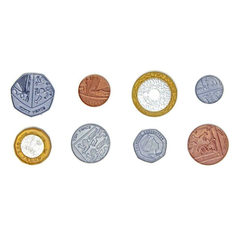 Learning resources - accesoriu set de monede de jucarie 700 buc, lire