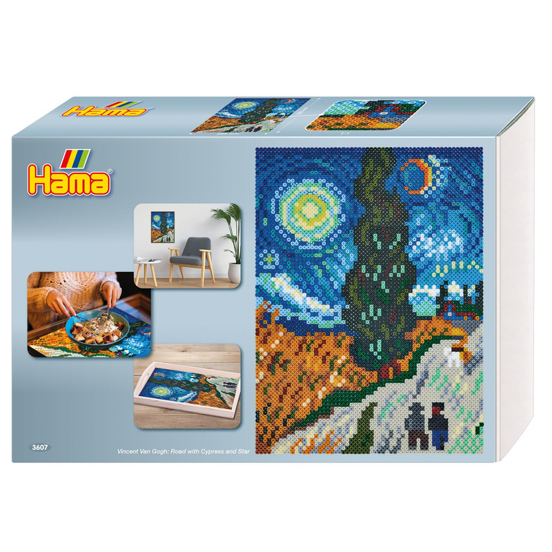 Set cu margele Hama midi arta - Van Gogh