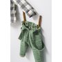 Set cu pantalonasi cu bretele si camasuta in carouri pentru bebelusi King, Tongs baby (Culoare: Verde, Marime: 18-24 Luni) - 3