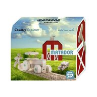 Matador - Set cuburi de constructie din lemn Explorer World Country, +5 ani,