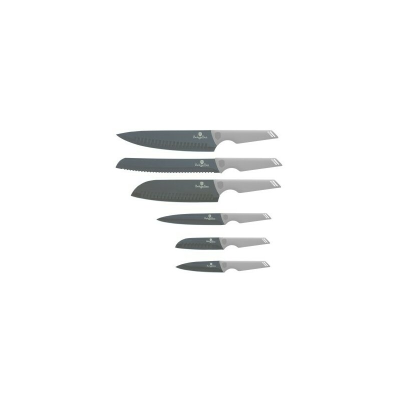 Set cutite, 6 piese, gri mat, Aspen Collection, Berlinger Haus, BH 2834