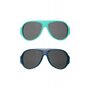 Ochelari de soare pentru copii MOKKI Click & Change, protectie UV, bleu, 2-5 ani, set 2 perechi - 5