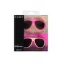 Ochelari de soare pentru copii MOKKI Click & Change, protectie UV, roz, 2-5 ani, set 2 perechi - 4