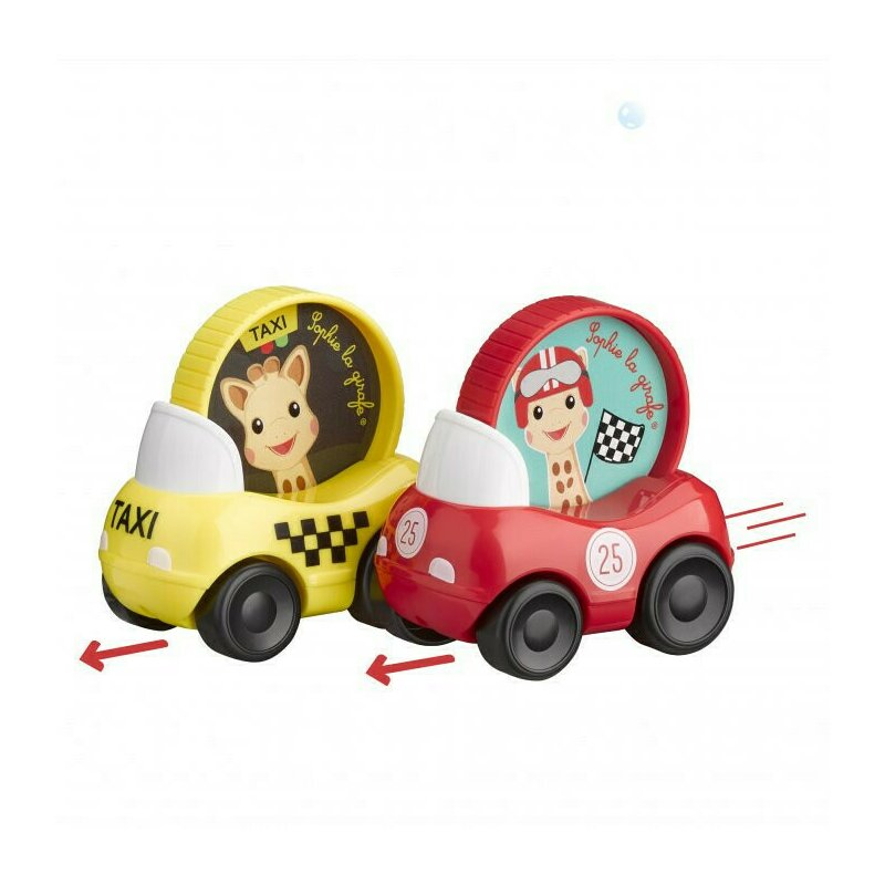 Vulli - set de 2 vehicule girafa sophie