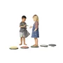 Set de 5 perechi de discuri tactile in culori nordice - 5