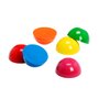 Set de 6 semisfere proprioceptive gonflabile Junior Stones in 6 culori - 1