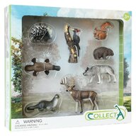 Collecta - Set de 8 figurine pictate manual Woodlands