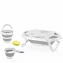Set cadita pliabila de baie Babyjem, 5 piese (Culoare: Bleu) - 7