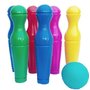 Super Plastic Toys - Set de bowling cu 9 popice Colour Fun - 2