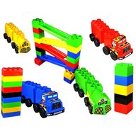 Super Plastic Toys - Set de constructie gigant Car Race