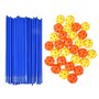 Set de constructie, Jokomisiada, Cort, Cu piese lungi, 81 elemente, 3 ani+, Multicolor - 5
