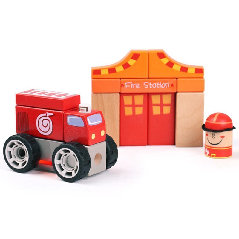 Topbright - set de constructie sectia de pompieri