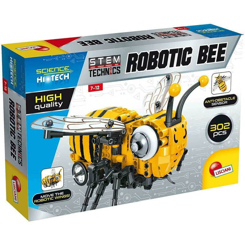 Lisciani - set de constructie robot albinuta stem