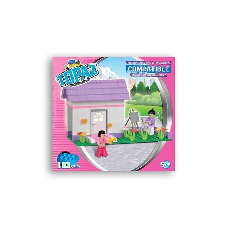 Set de construit tip lego-activitati- 193 piese