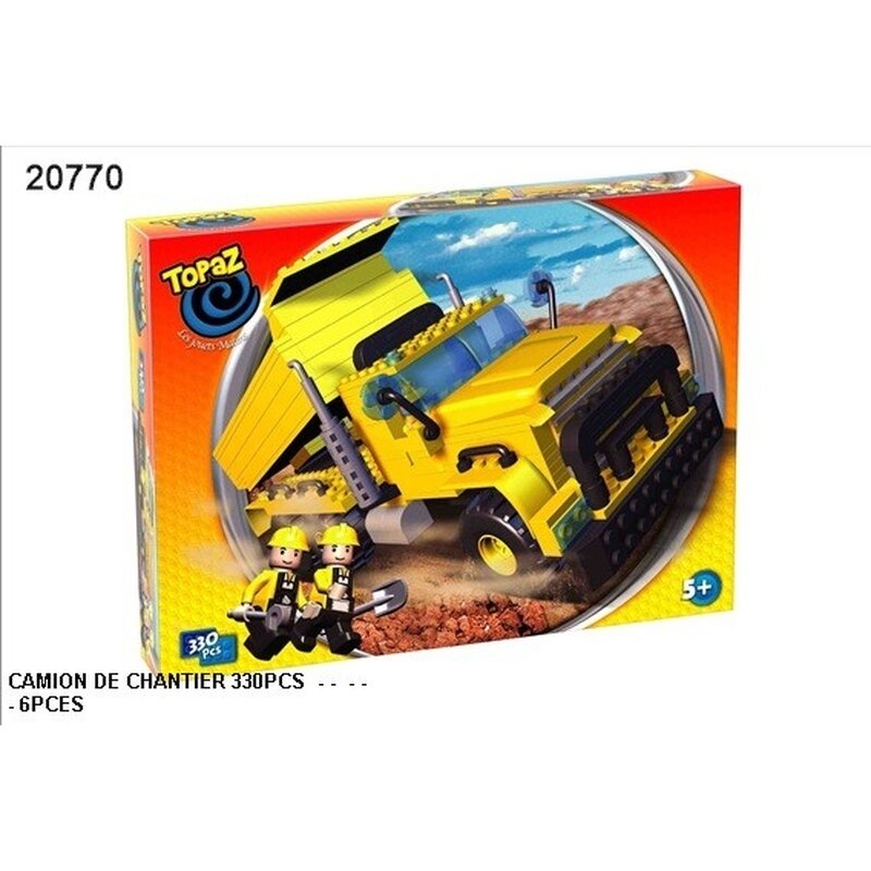 Set de construit tip lego-basculanta-330 piese