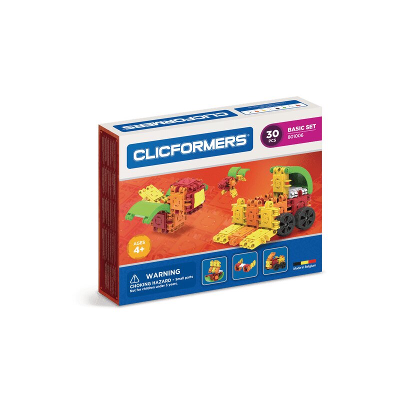 Clicstoys - Set de constructie Multifunctional Basic , Clicformers , 30 piese