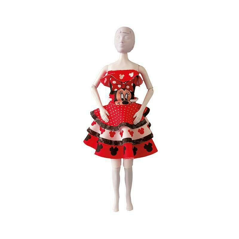 Dress your doll - set de croitorie hainute pentru papusi couture disney maggy minnie dots,