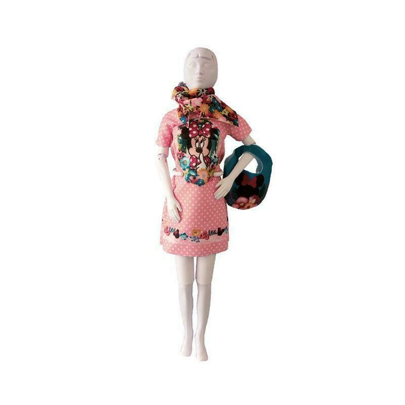 Dress your doll - set de croitorie hainute pentru papusi couture disney twiggy minnie,