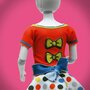 Set de croitorie hainute pentru papusi Couture Hello Kitty Lucydots&bow, Dress Your Doll - 3