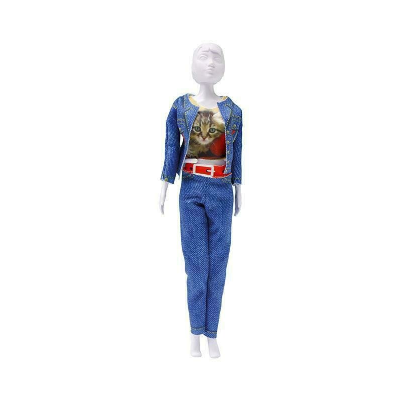 Dress your doll - set de croitorie hainute pentru papusi couture kitty cat,